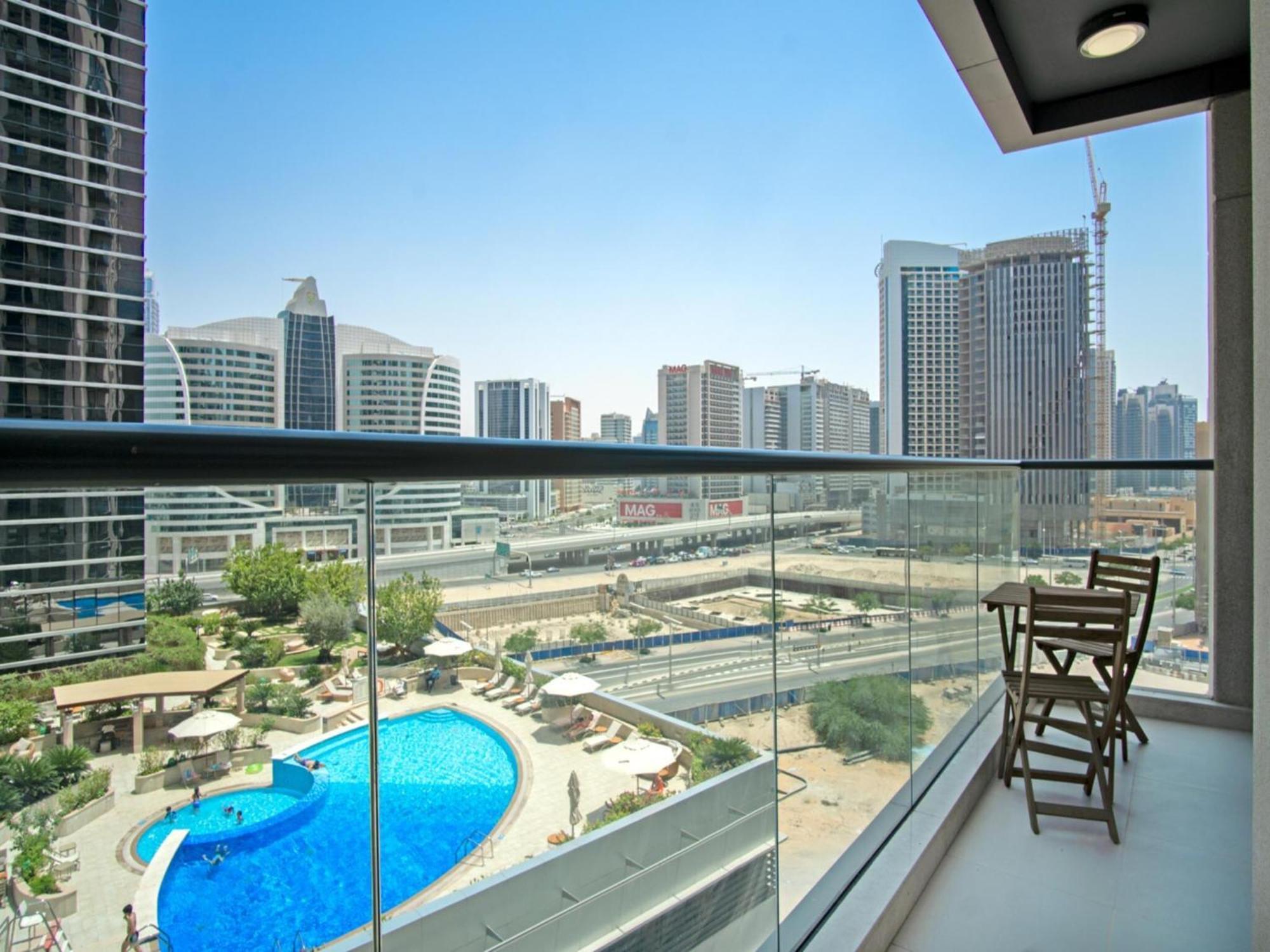 Luxe Apartments Near Dubai Mall Burj Khalifa Pool Gym Parking Buitenkant foto