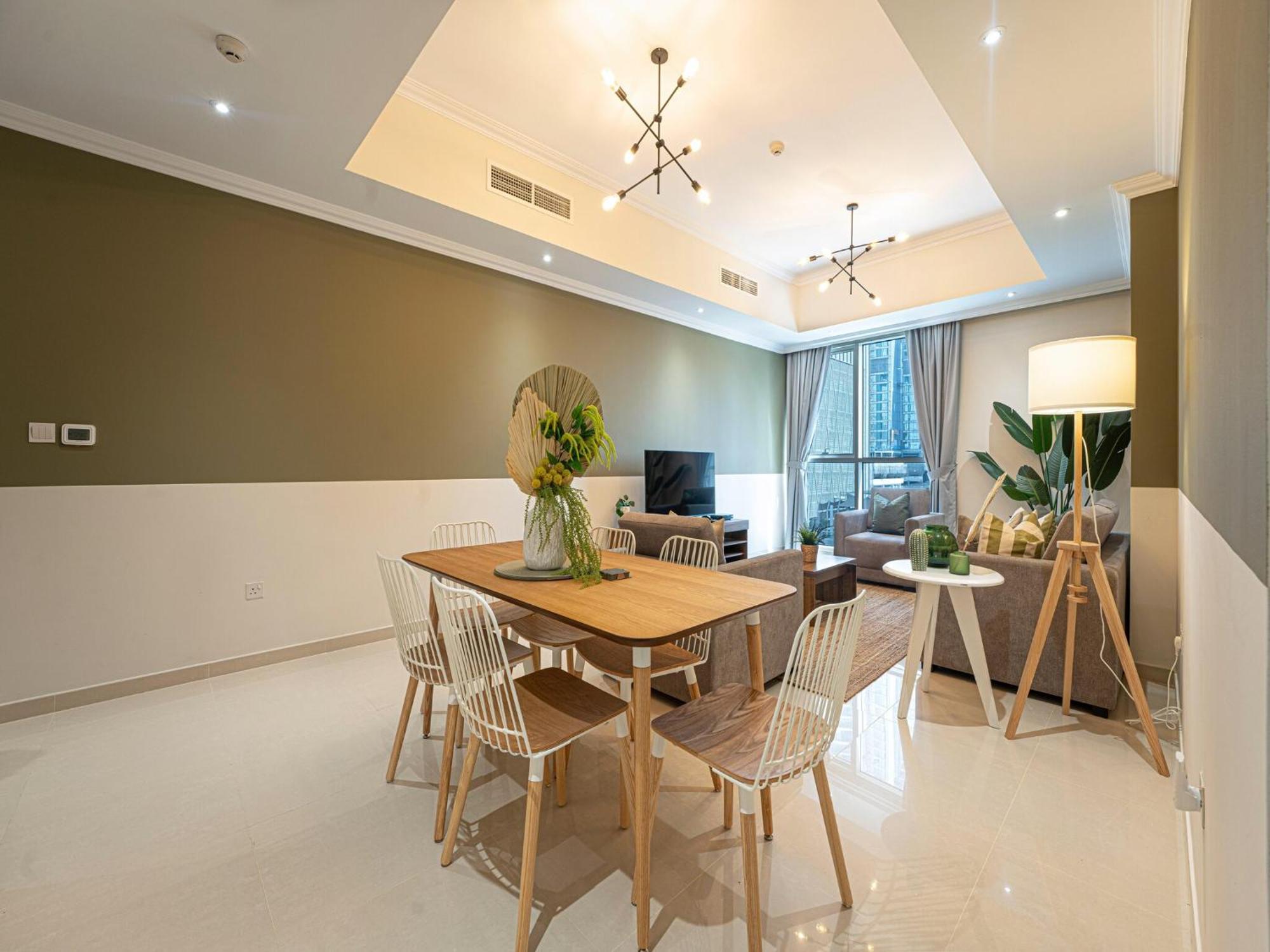 Luxe Apartments Near Dubai Mall Burj Khalifa Pool Gym Parking Buitenkant foto