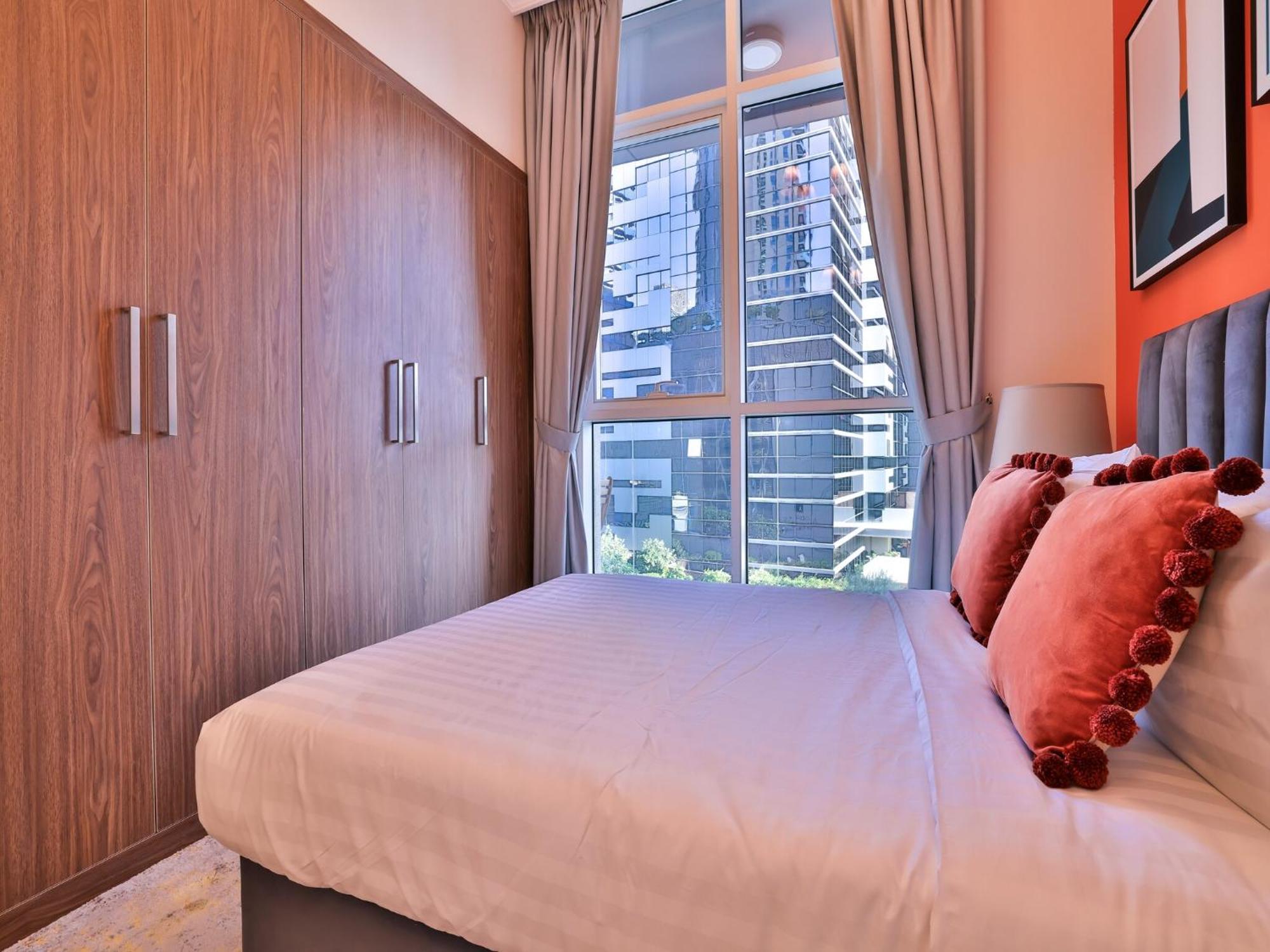 Luxe Apartments Near Dubai Mall Burj Khalifa Pool Gym Parking Buitenkant foto