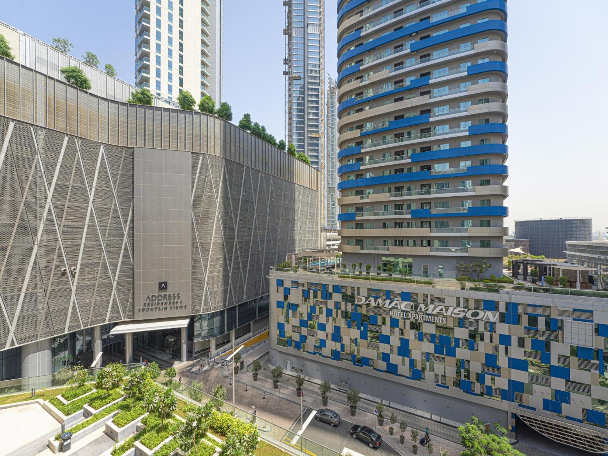 Luxe Apartments Near Dubai Mall Burj Khalifa Pool Gym Parking Buitenkant foto
