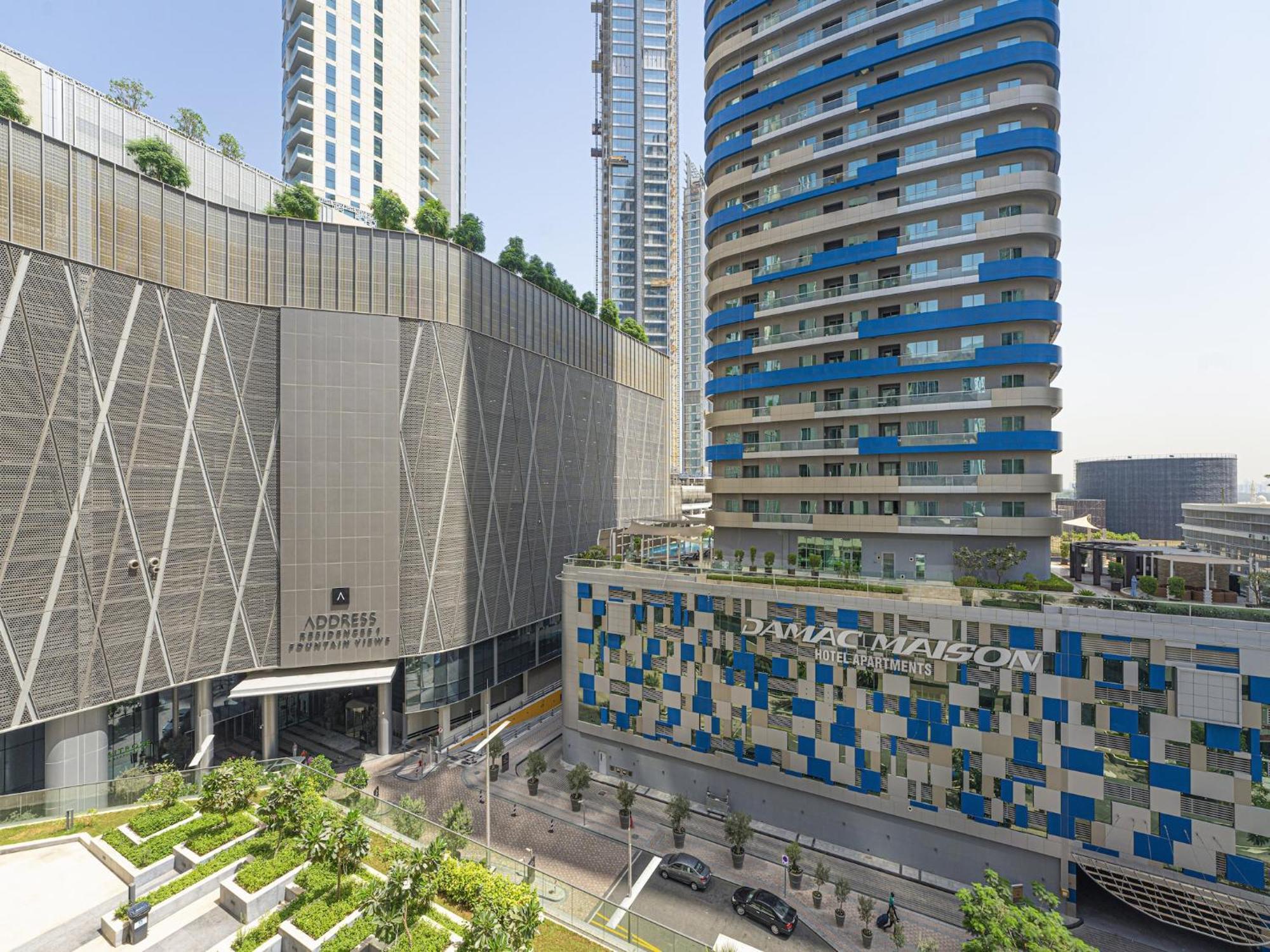 Luxe Apartments Near Dubai Mall Burj Khalifa Pool Gym Parking Buitenkant foto